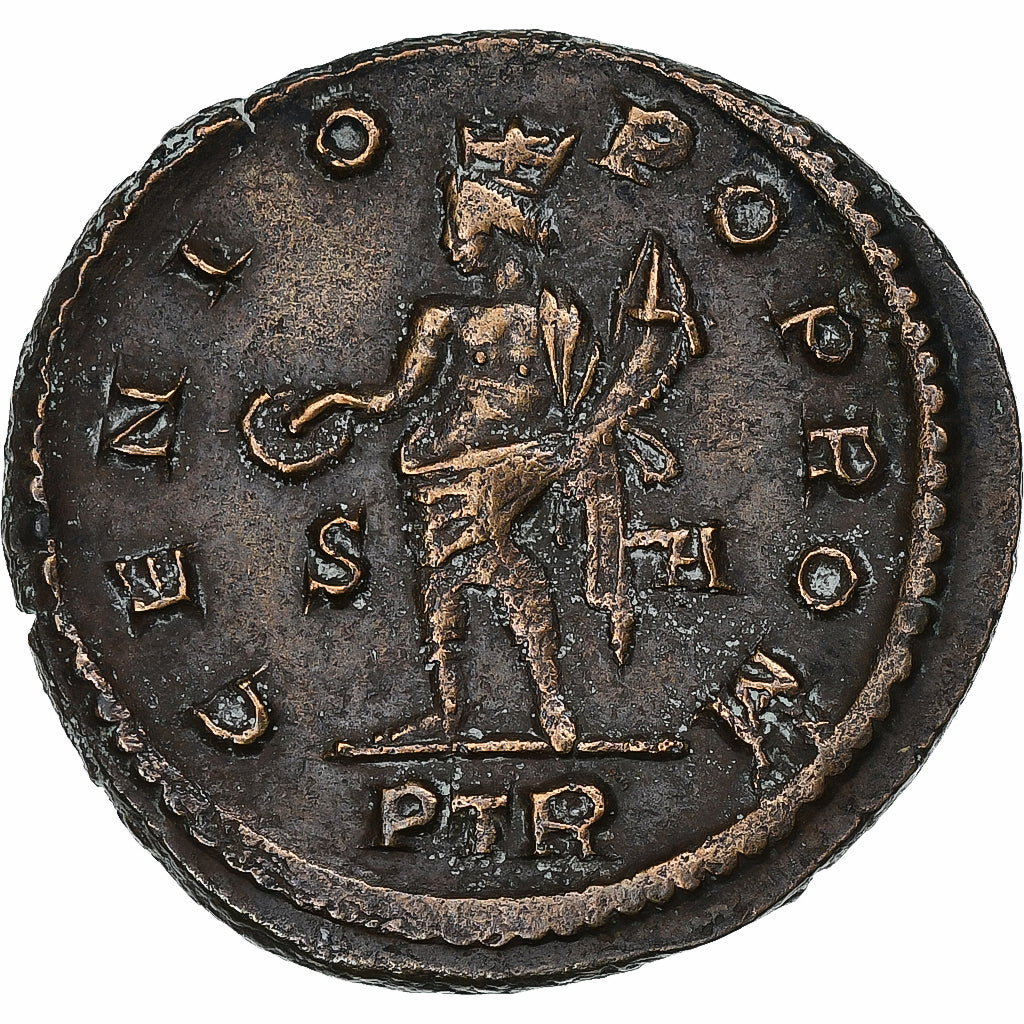 Constantine I, Follis, 307-308, Treveri, Bronze, AU(50-53), RIC:770