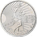 França, Semeuse, 10 Euro, 2009, Paris, MS(64), Prata