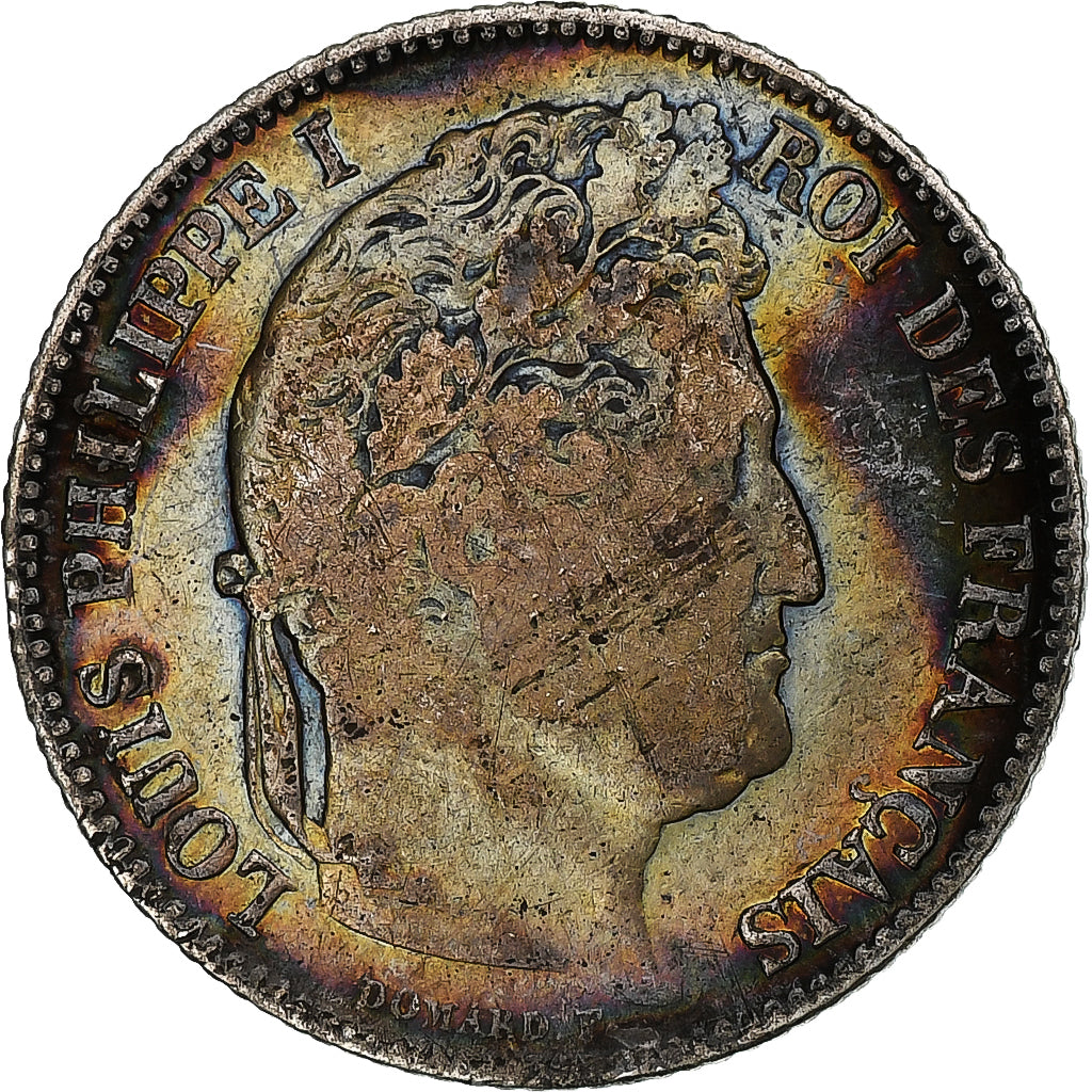 France, Louis-Philippe, 1 Franc, 1832, Nantes, Silver, VF(20-25), Gadoury:453