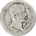 França, Napoleon I, 1 Franc, 1808, Lyon, Prata, VG(8-10), Gadoury:446