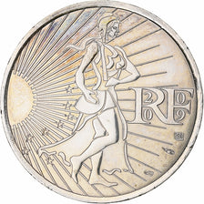 Francia, Semeuse, 10 Euro, 2009, Paris, SC, Plata