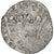 Francia, Charles IV, Double Parisis, 1323-1328, Vellón, BC+, Duplessy:244b
