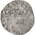 France, Charles IV, Double Parisis, 1323-1328, Billon, VF(20-25), Duplessy:244b