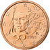 Francja, Euro Cent, 2003, MDP, BU, MS(64), Miedź platerowana stalą, KM:1282