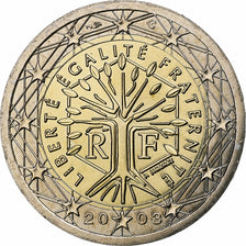 France, 2 Euro, 2003, MDP, BU, SPL+, Bimétallique, KM:1289