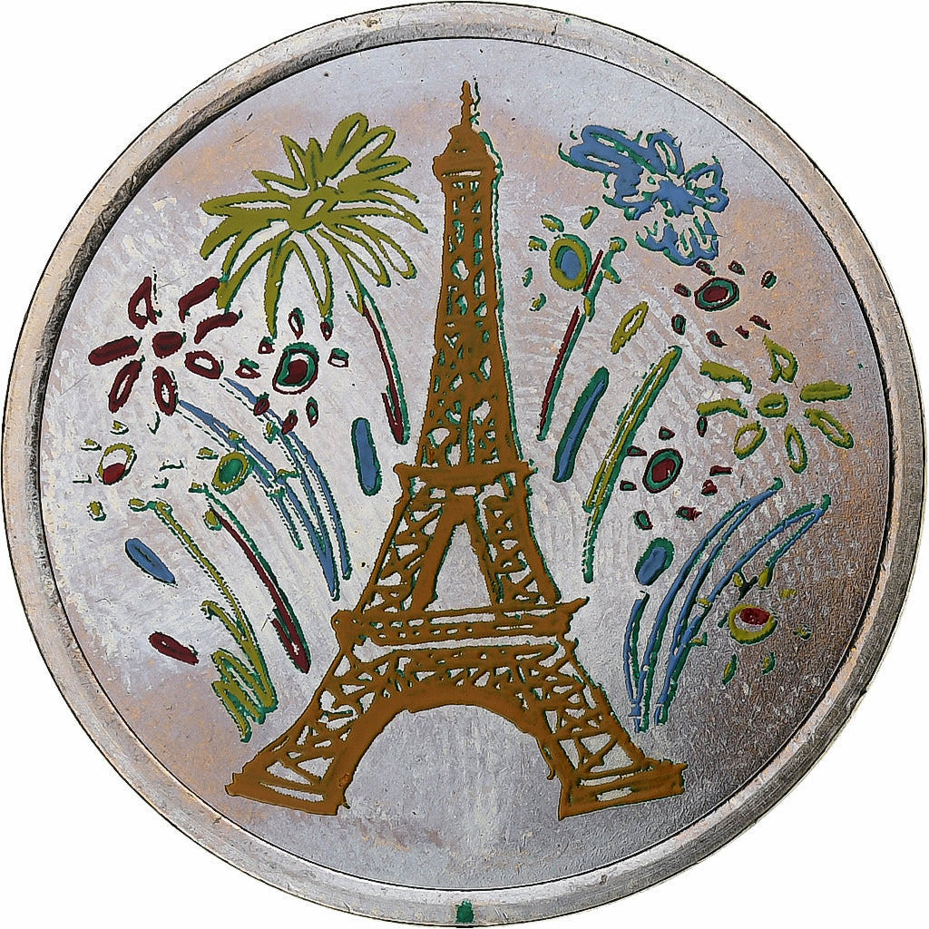 Francia, medaglia, Touristic token, Tour Eiffel, Paris, 2003, BU, SPL+