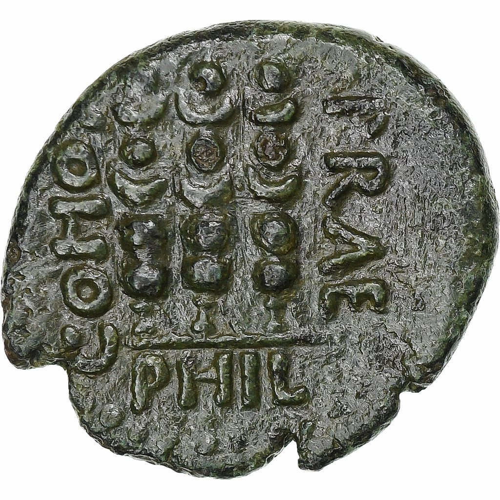 Macedonia, time of Claudius to Nero, Æ, 41-68, Philippi, Bronzo, BB+, RPC:1651