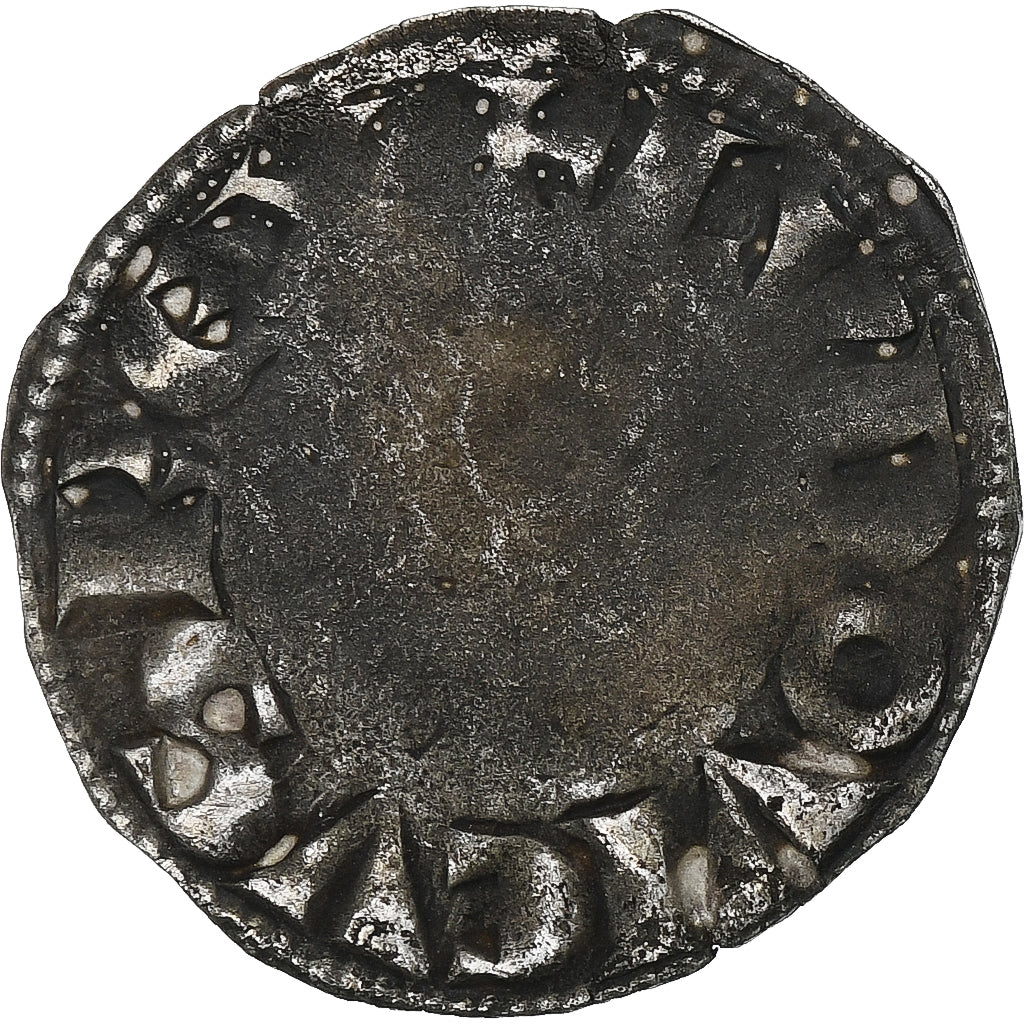 Francia, Louis VIII-IX, Denier Tournois, 1223-1244, Biglione, B+, Duplessy:187
