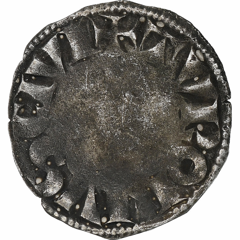 Francia, Louis VIII-IX, Denier Tournois, 1223-1244, Biglione, B+, Duplessy:187