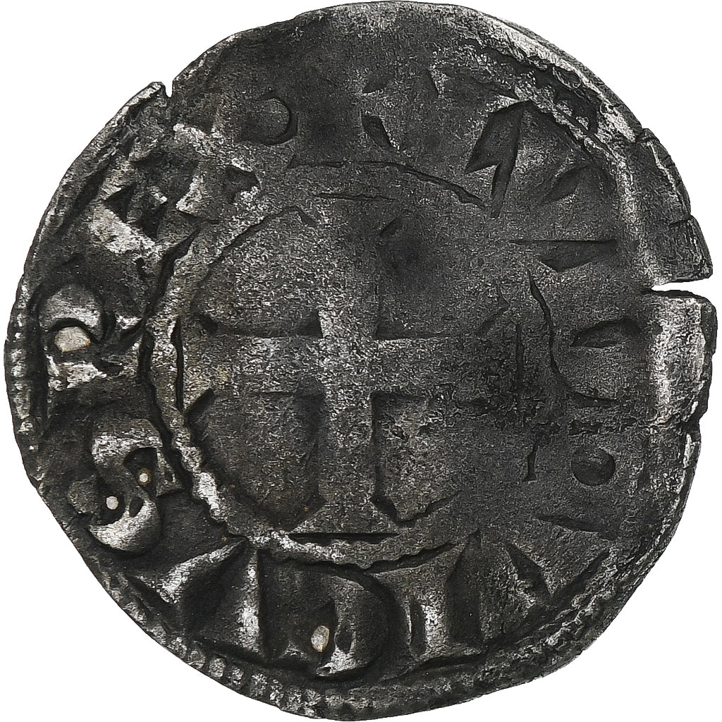 France, Louis VIII-IX, Denier Tournois, 1223-1244, Billon, B+, Duplessy:187