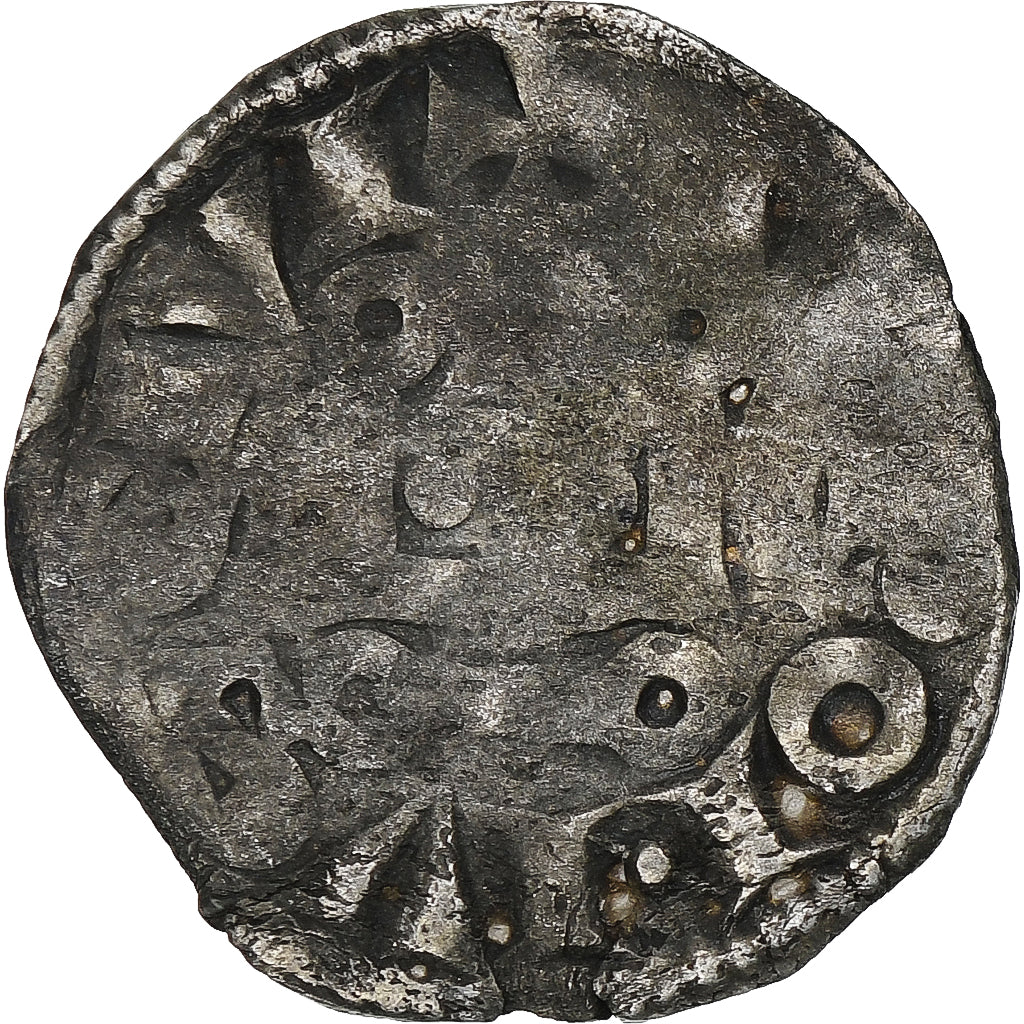 Francia, Louis VIII-IX, Denier Tournois, 1223-1244, Biglione, MB, Duplessy:187