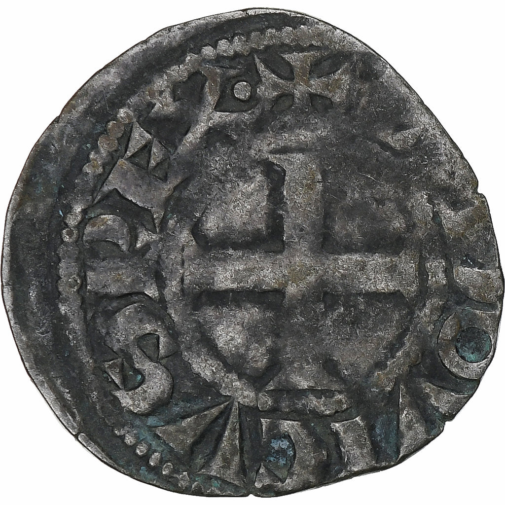 Francia, Louis VIII-IX, Denier Tournois, 1223-1244, Biglione, MB, Duplessy:187