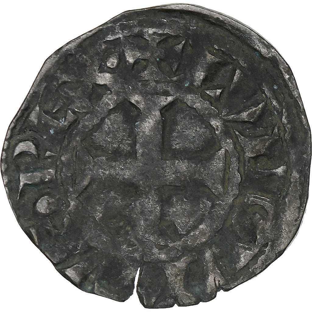 Francia, Louis VIII-IX, Denier Tournois, 1223-1244, Biglione, MB, Duplessy:187