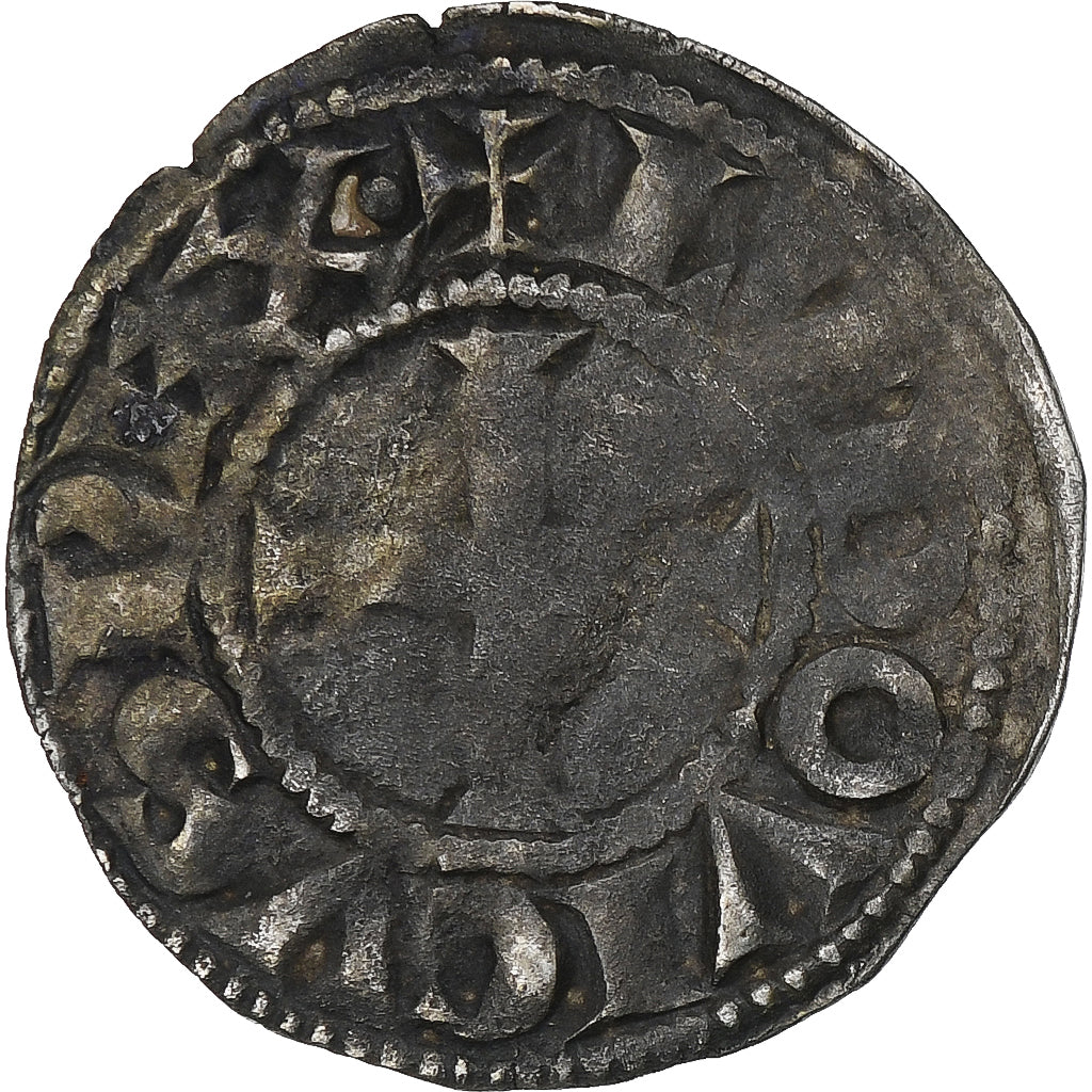 Francia, Louis VIII-IX, Denier Tournois, 1223-1244, Biglione, MB, Duplessy:187