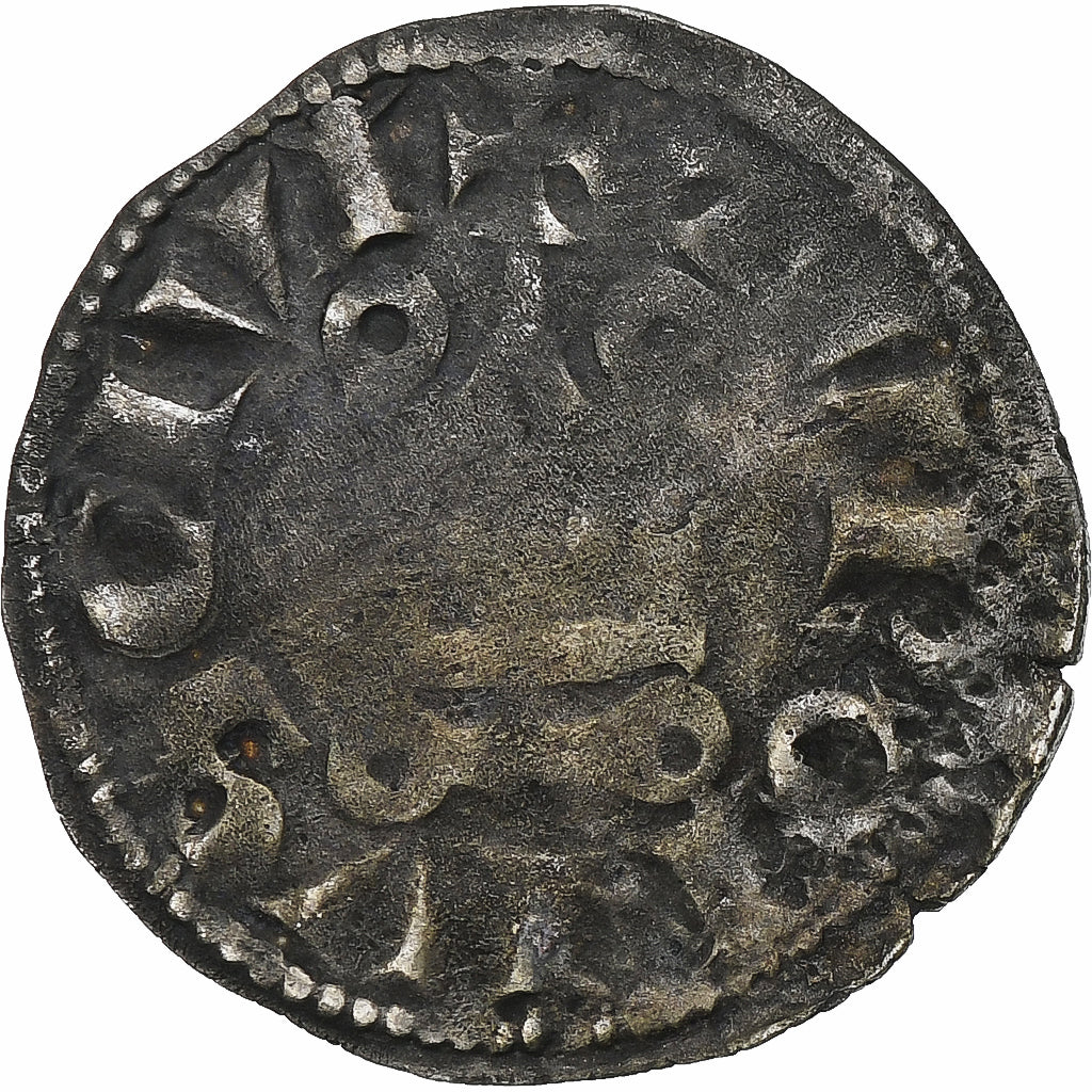 Francia, Louis VIII-IX, Denier Tournois, 1223-1244, Biglione, MB, Duplessy:187