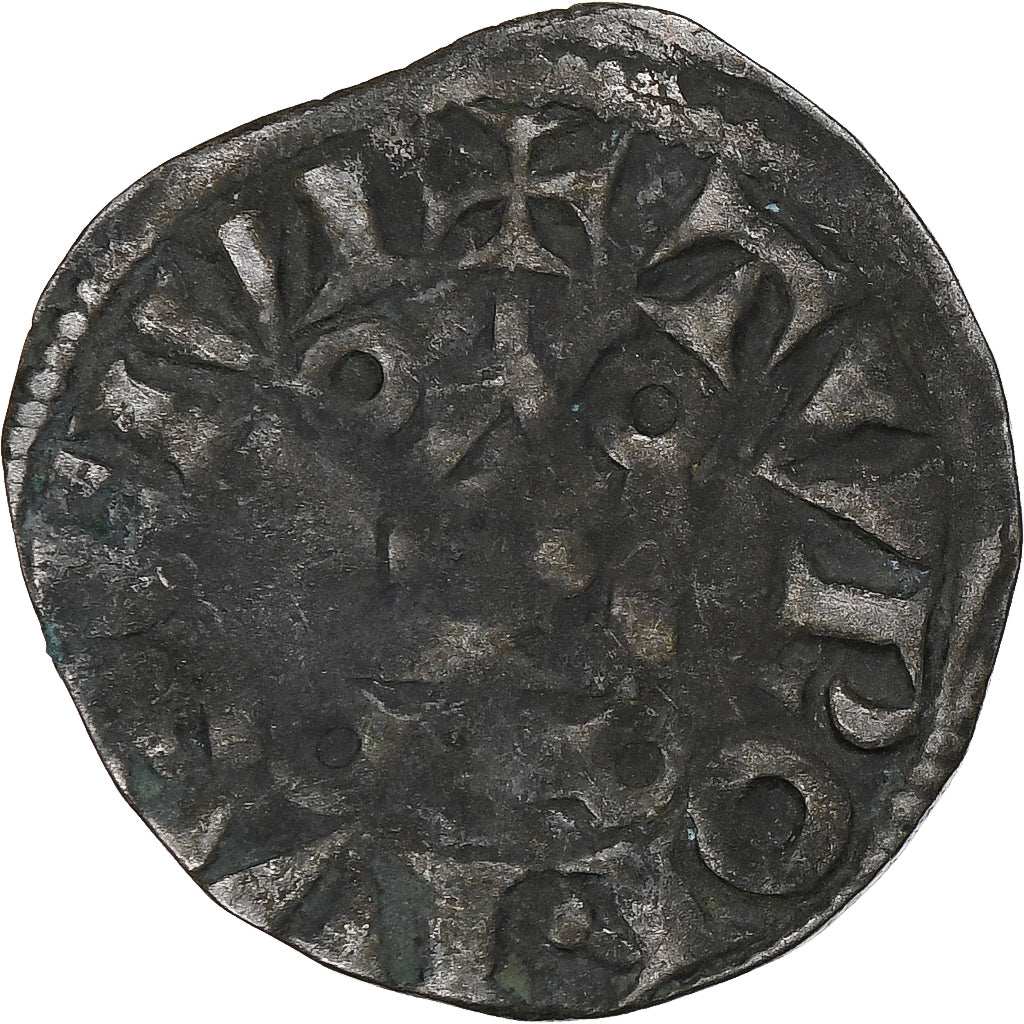 Francia, Louis VIII-IX, Denier Tournois, 1223-1244, Biglione, MB+, Duplessy:187