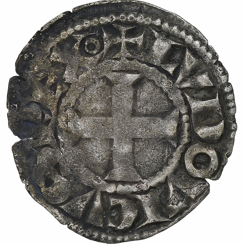 France, Louis VIII-IX, Denier Tournois, 1223-1244, Billon, TB+, Duplessy:187