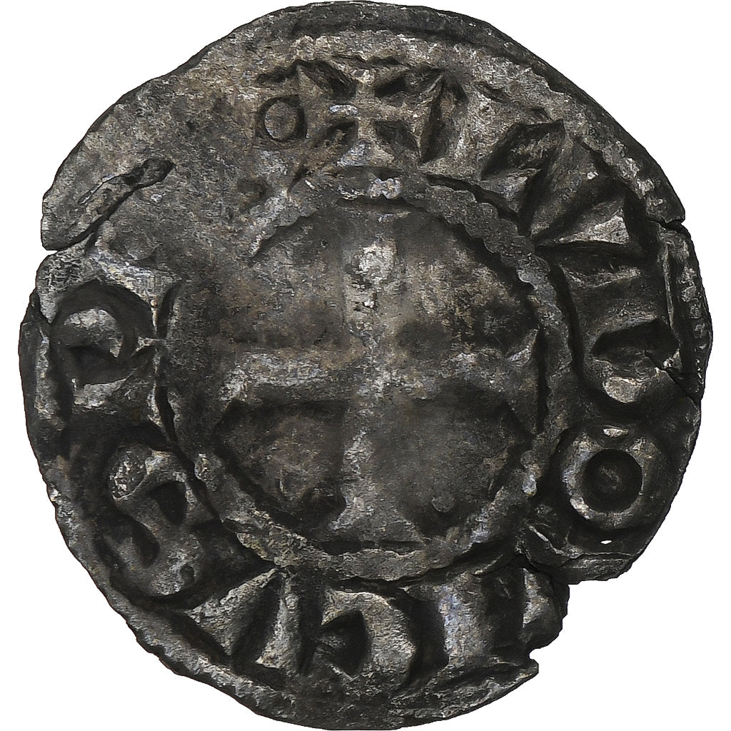 Francia, Louis VIII-IX, Denier Tournois, 1223-1244, Biglione, BB, Duplessy:187