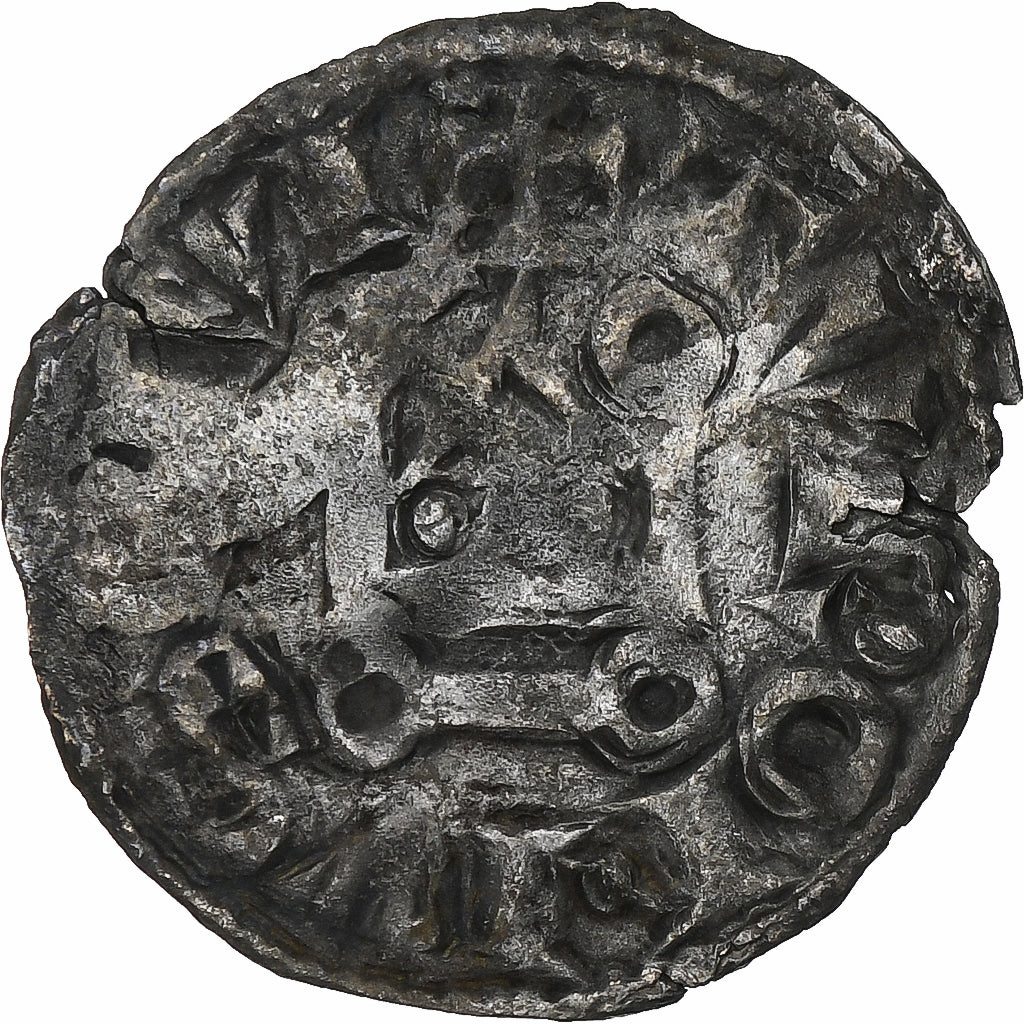 Francia, Louis VIII-IX, Denier Tournois, 1223-1244, Biglione, BB, Duplessy:187