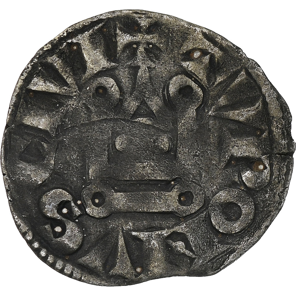 Francia, Louis VIII-IX, Denier Tournois, 1223-1244, Biglione, BB, Duplessy:187