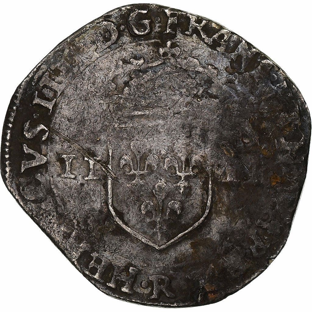 Francia, Henri IV, 1/4 Ecu, 1603, Villeneuve-lès-Avignon, 4th type, Argento