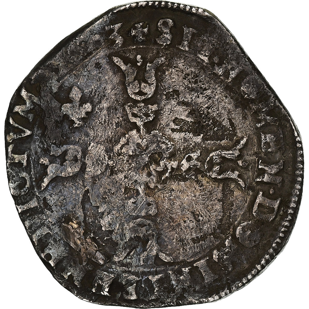 Francia, Henri IV, 1/4 Ecu, 1603, Villeneuve-lès-Avignon, 4th type, Argento