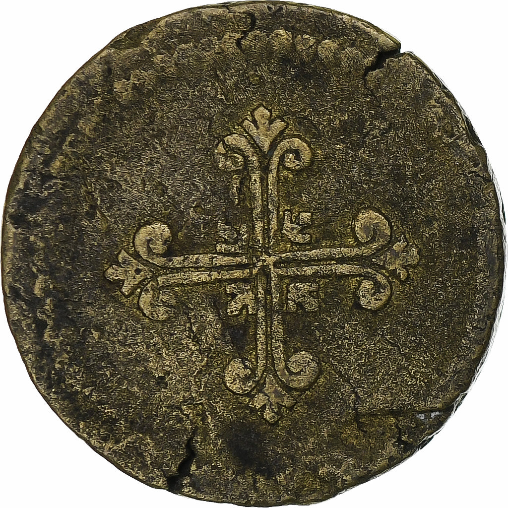 Italy, Poids monétaire - 4 Pistoles d'Italie, n.d., Brass, VF(30-35)