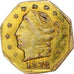 États-Unis, 1/4 Dollar, Liberty Head, 1872, Philadelphie, California Gold, Or