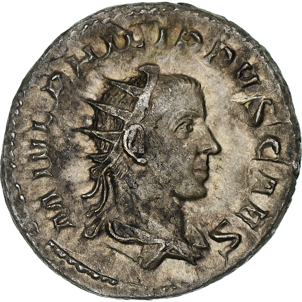 Philip II, Antoninianus, 244-246, Rome, Billon, VZ, RIC:218