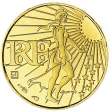 France, Semeuse, 100 Euro, 2009, MDP, BU, FDC, Or