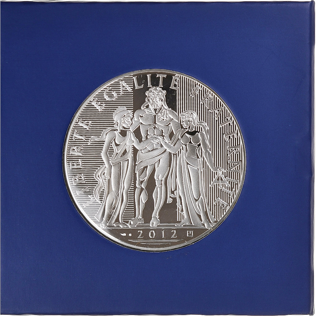 França, Hercule, 100 Euro, 2012, MDP, MS(65-70), Prata