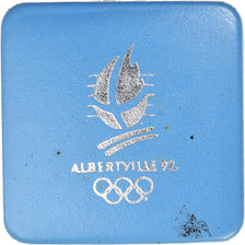 Frankreich, 100 Francs, Albertville - Free-style Skiing, 1990, MDP, Silber, STGL