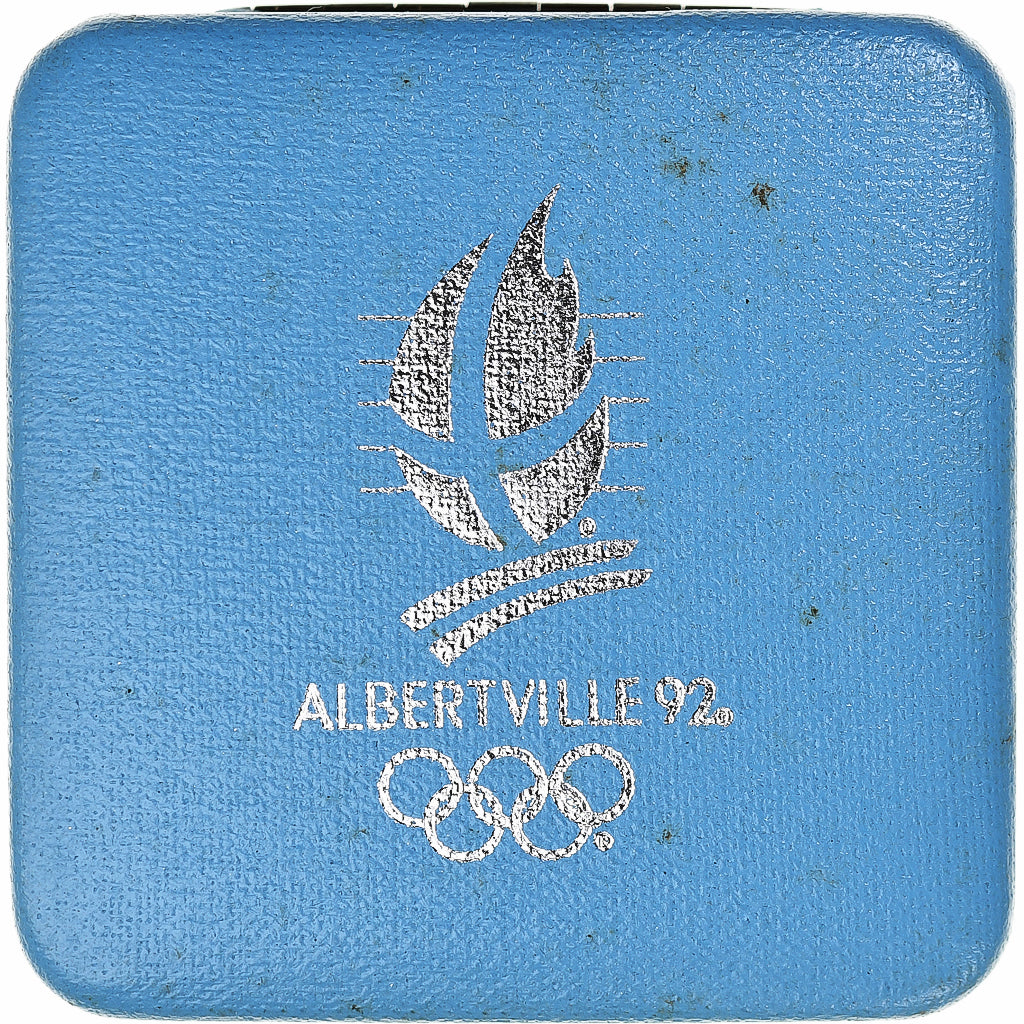 Francia, 100 Francs, 1992 Olympics, Albertville, Slalom Skiing, 1990, MDP