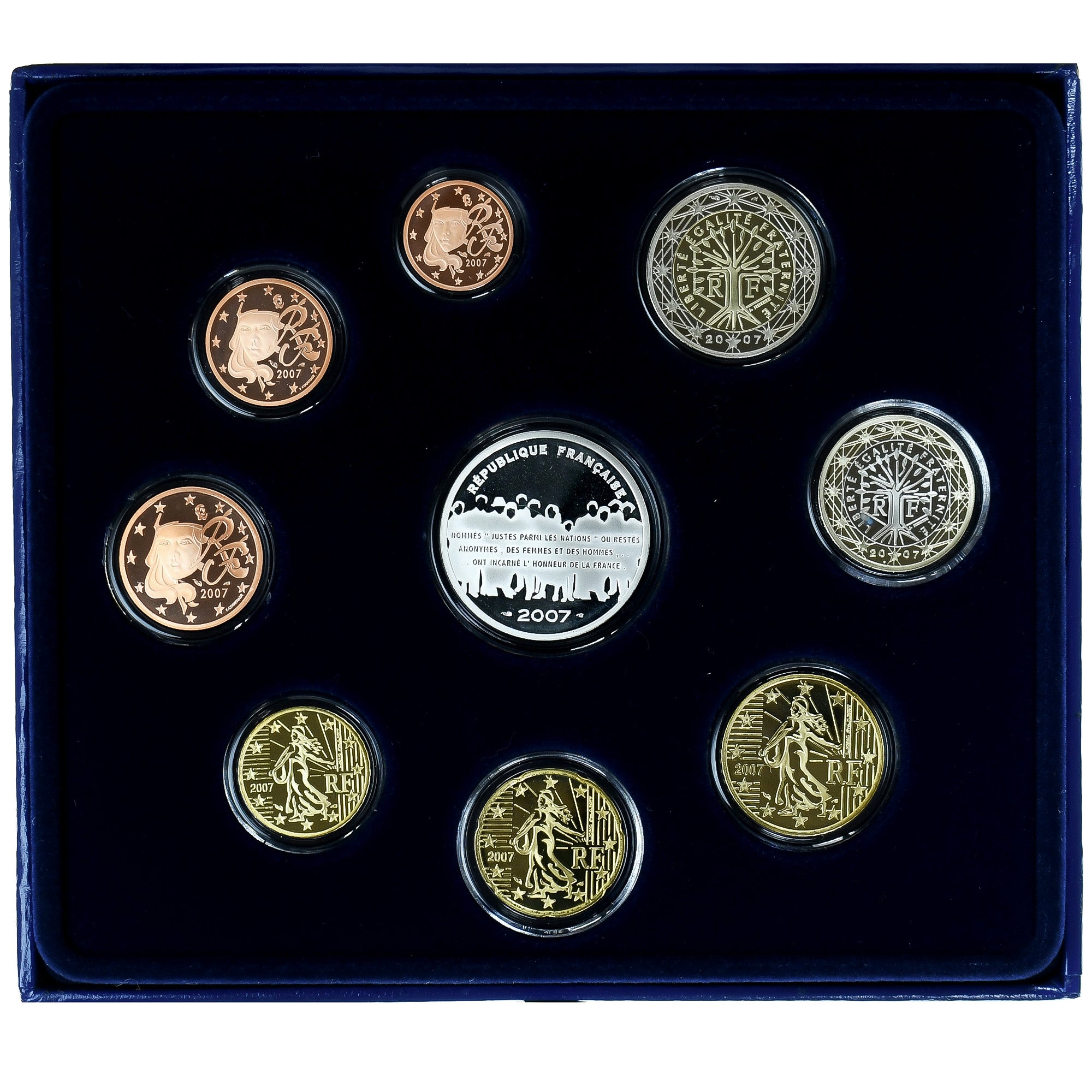 France, Coffret 1c. à 15€, 2007, MDP, Série BE, MS(65-70)