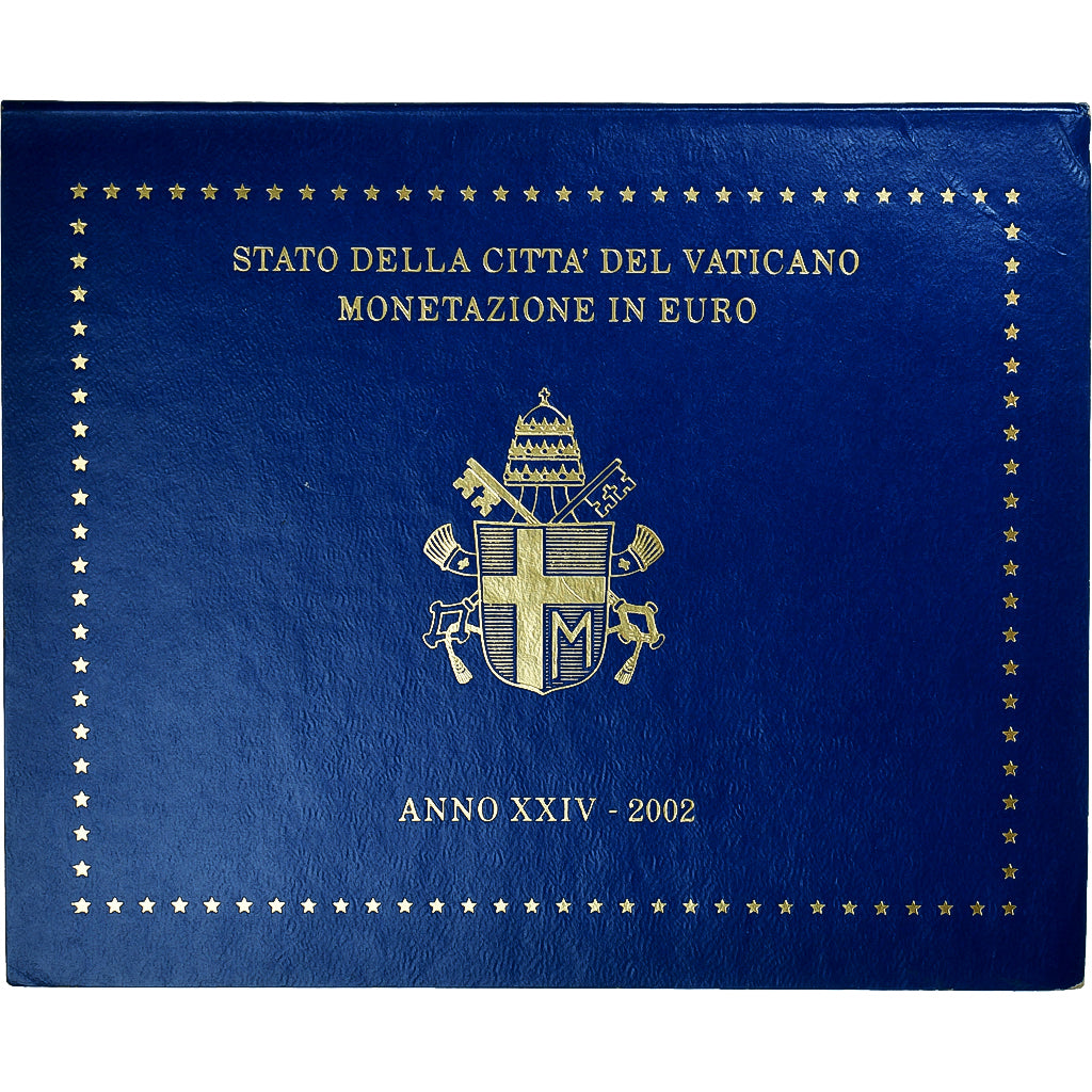 Vaticaan, Jean-Paul II, Set 1 ct. - 2 Euro, 2002 (Anno XXIV), Rome, UNC, n.v.t.