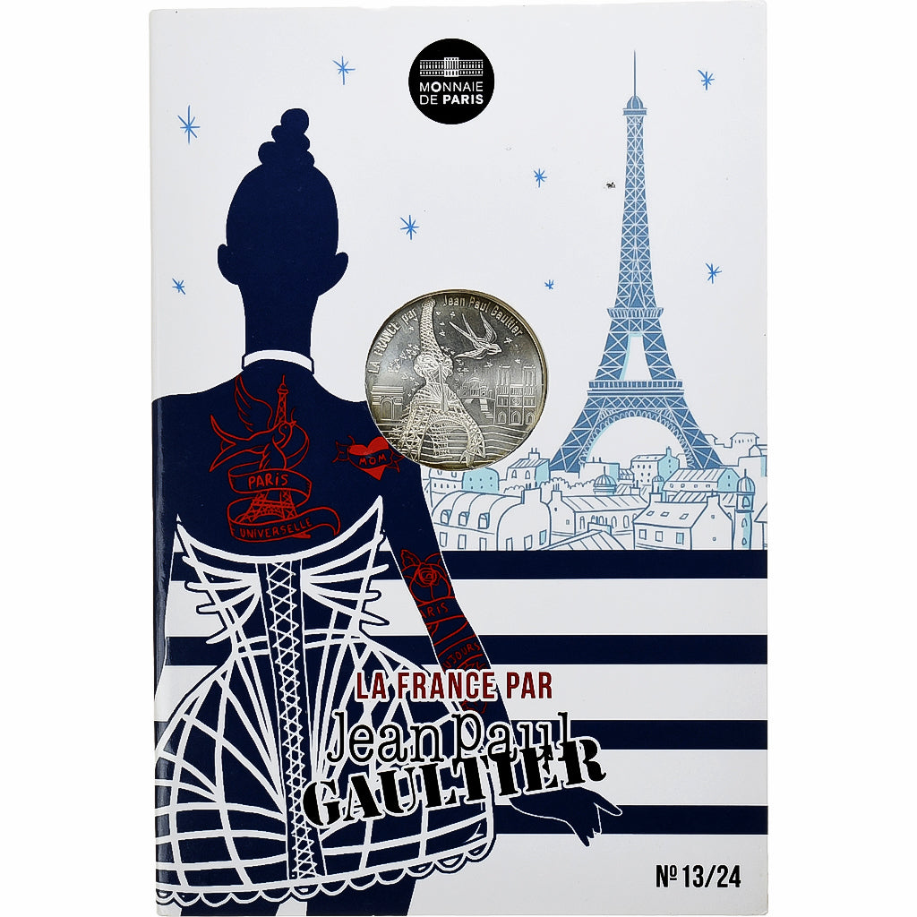 France, 10 Euro, Jean-Paul Gaultier (Les monuments de Paris), 2017, MDP, MS(64)