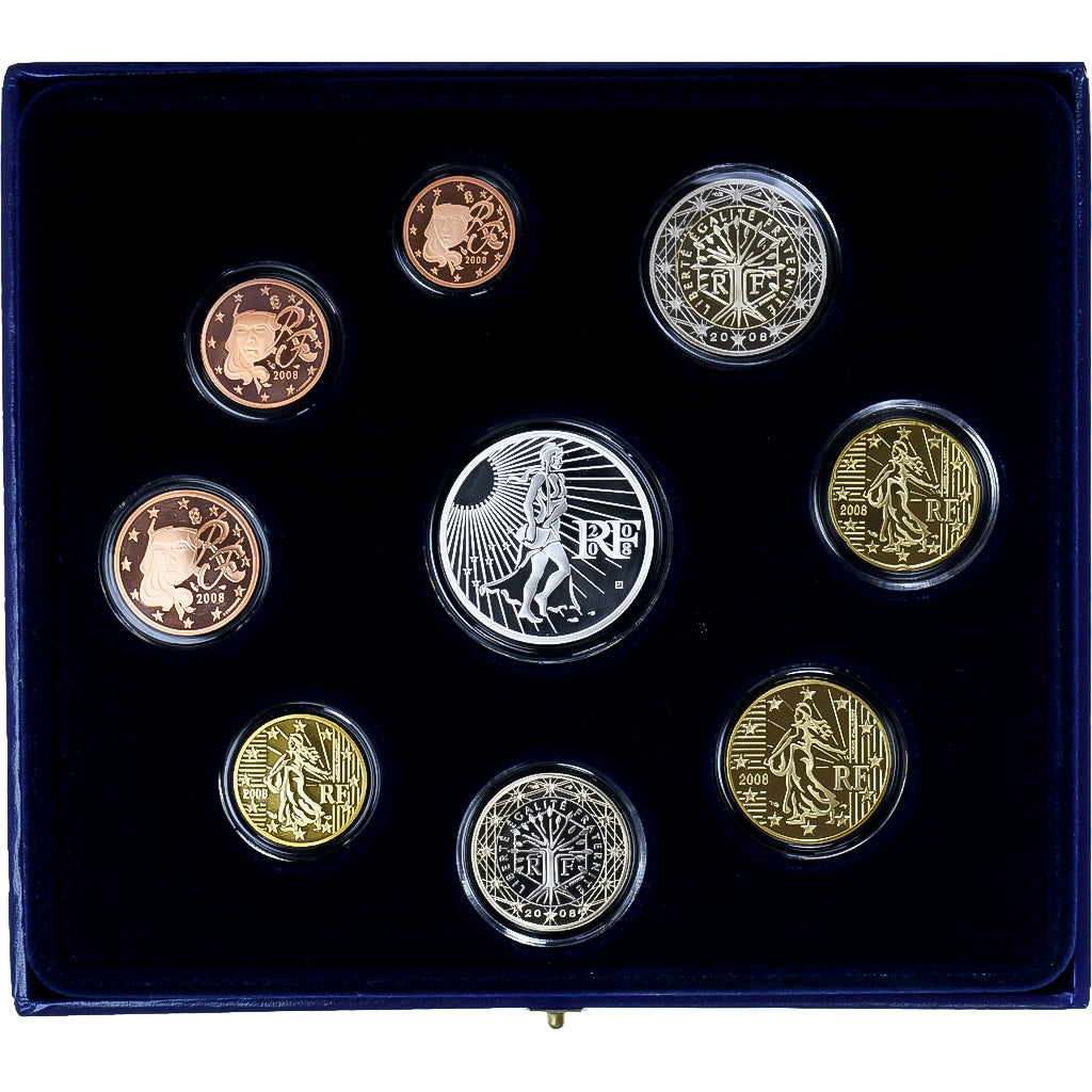 France, Coffret 1c. à 15€, 2008, MDP, Série BE, MS(65-70)