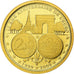 France, Médaille, 10ème Anniversaire de l'Euro, 2009, SPL+, Or