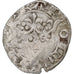 Francia, Charles IV, Double Parisis, 1323-1328, Vellón, BC+, Duplessy:244b