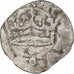 França, Charles IV, Double Parisis, 1323-1328, Lingote, VF(20-25)