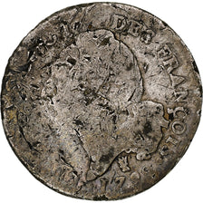 France, Louis XVI, 15 sols françois, 1792 / AN 4, Limoges, Argent, B+