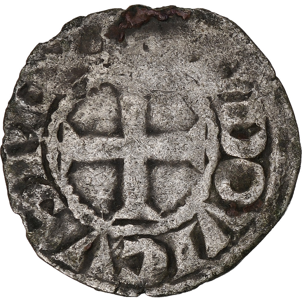 France, Louis VIII-IX, Denier Tournois, 1223-1244, Billon, TB+, Duplessy:187