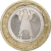 Deutschland, Euro, error double punched center hole, 2004, Bi-Metallic, VZ