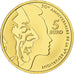 Francja, Semeuse, 5 Euro, Ve République, 2008, MDP, MS(65-70), Złoto