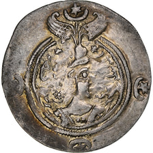 Sasanian Kings, Khusrau II, Drachm, 590-628, Karzi?, Silver, EF(40-45)