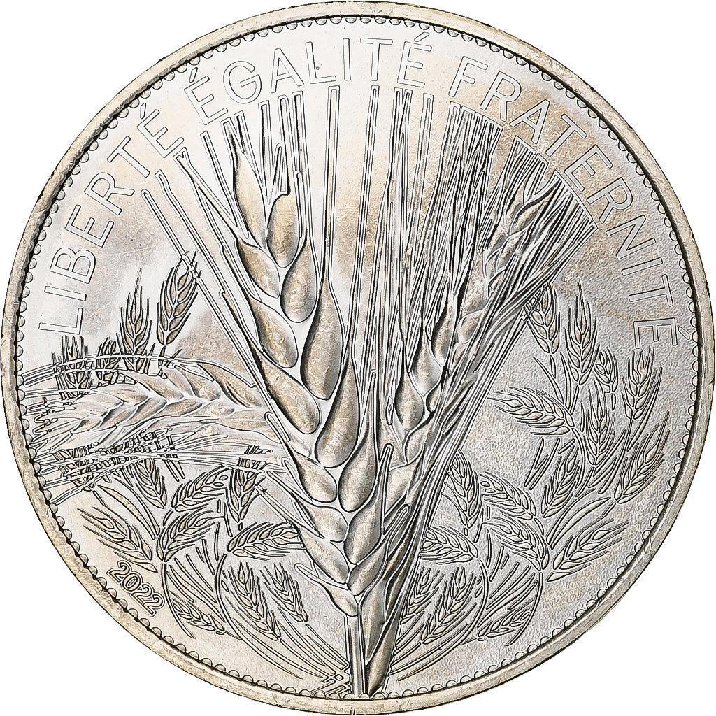France, 20 Euro, Natures de France, Blé, 2022, MDP, MS(64), Silver