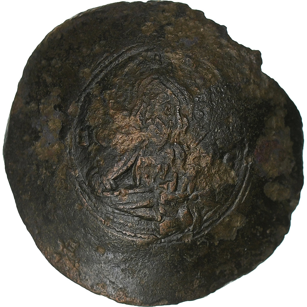 John II Comnenus, Aspron trachy, 1118-1143, Constantinople, Billon, AU(50-53)