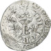 France, Charles V, Blanc au K, 1365-1380, Billon, TTB, Duplessy:363