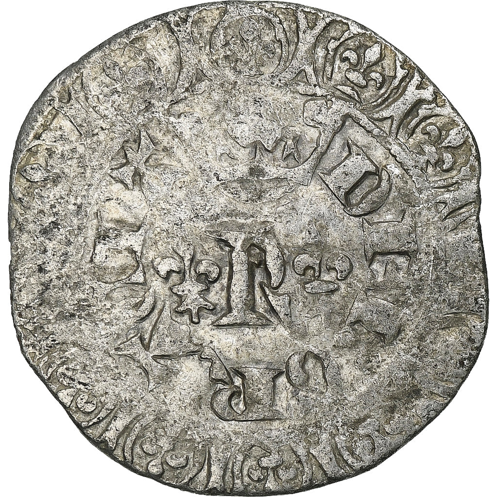 Frankrijk, Karel V, Blanc au K, 1365-1380, Billon, FR+, Duplessy:363
