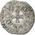 France, Charles V, Blanc au K, 1365-1380, Billon, VF(30-35), Duplessy:363